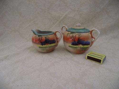 FOR THE LUSTERWARE COLLECTOR  SUGAR AND CREAMER